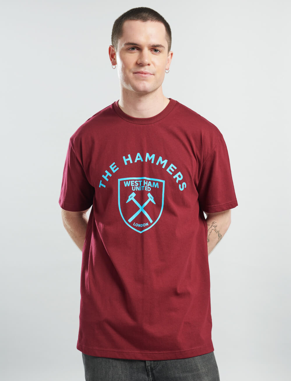 Official West Ham United Graphic T-Shirt - Claret - The World Football Store