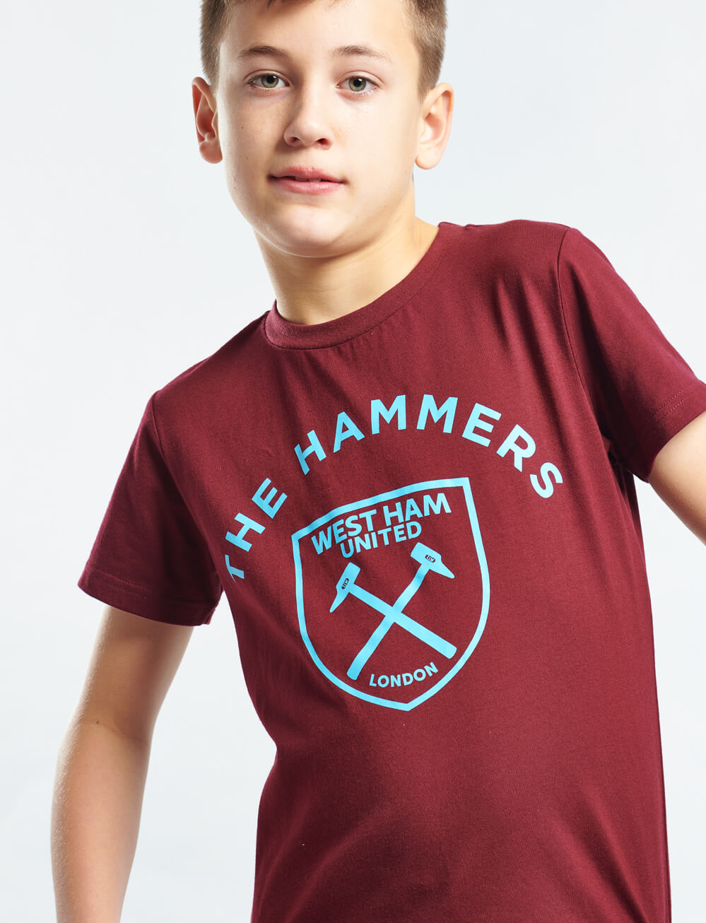 Official West Ham United Kids Graphic T-Shirt - Claret - The World Football Store