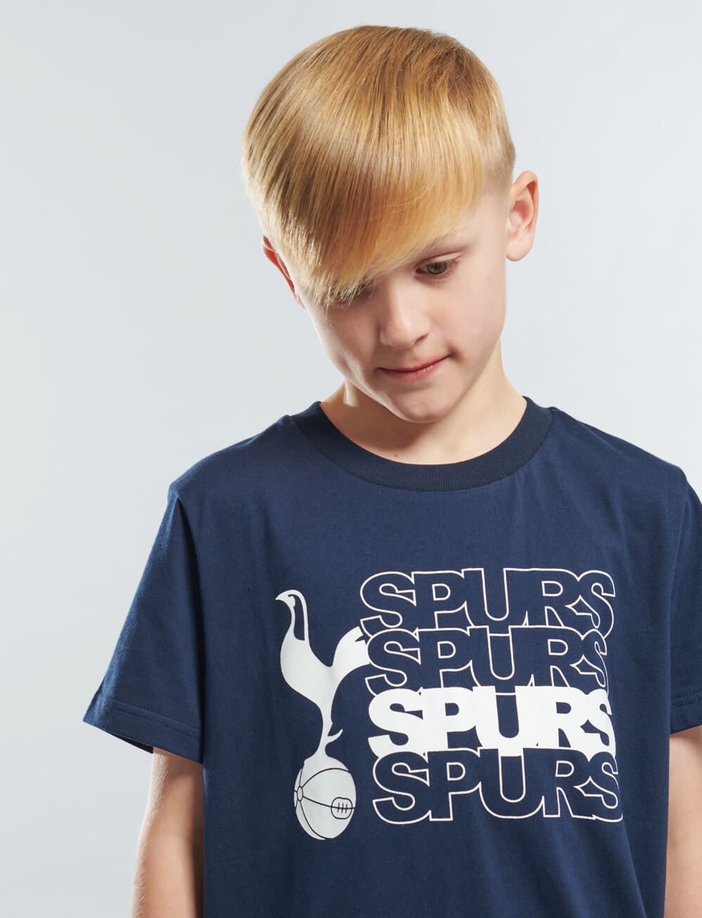Official Tottenham Kids Graphic T-Shirt - Navy - The World Football Store