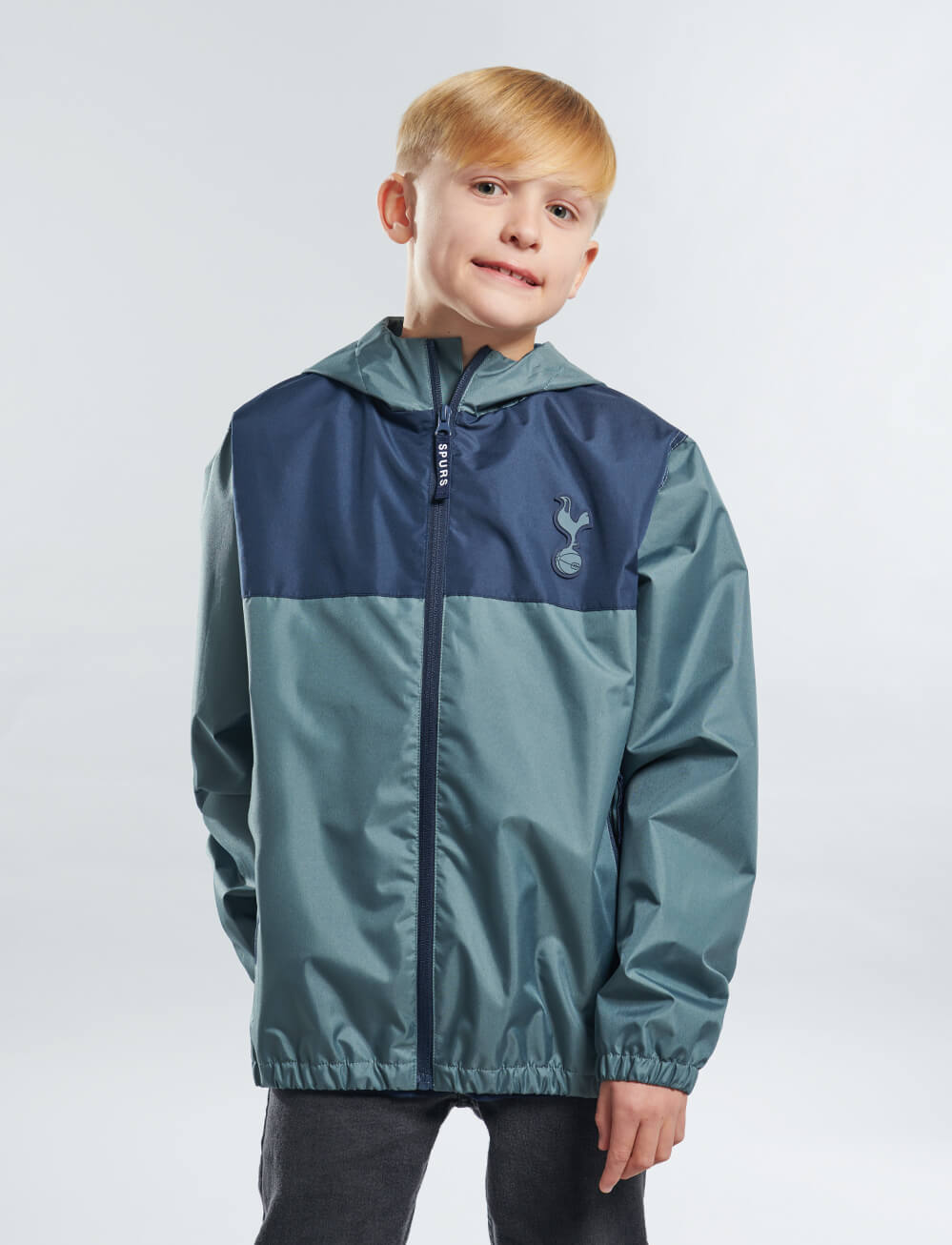 Official Tottenham Kids Shower Jacket - Stormy Weather - The World Football Store