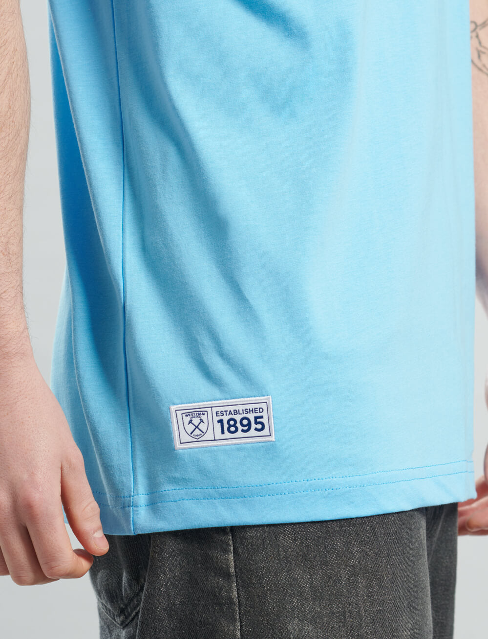 Official West Ham United Graphic T-shirt - Blue - The World Football Store