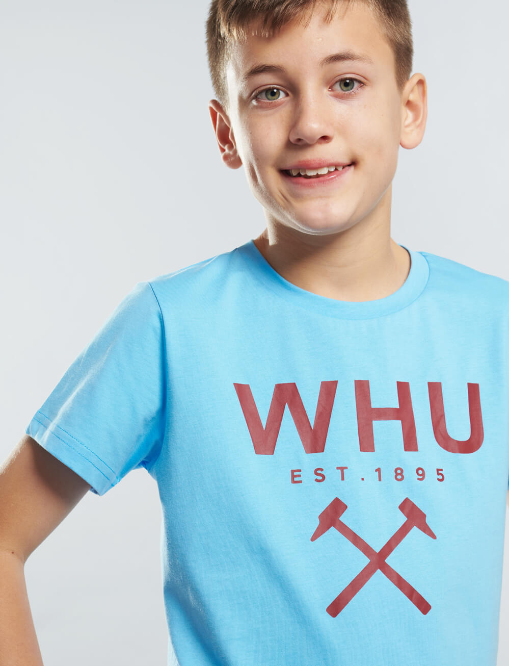 Official West Ham United Kids Graphic T-Shirt - Blue - The World Football Store