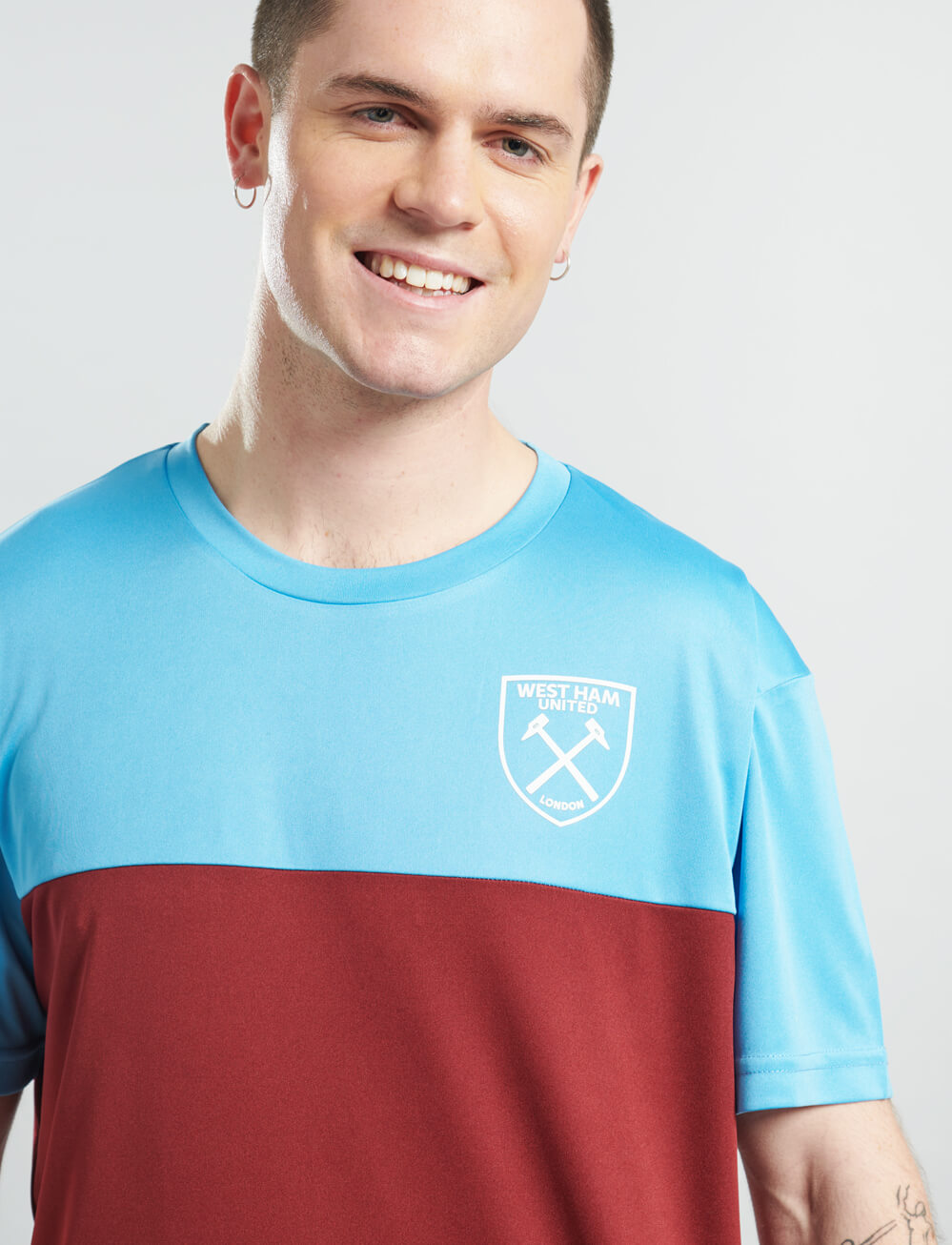 Official West Ham United T-Shirt - Blue - The World Football Store
