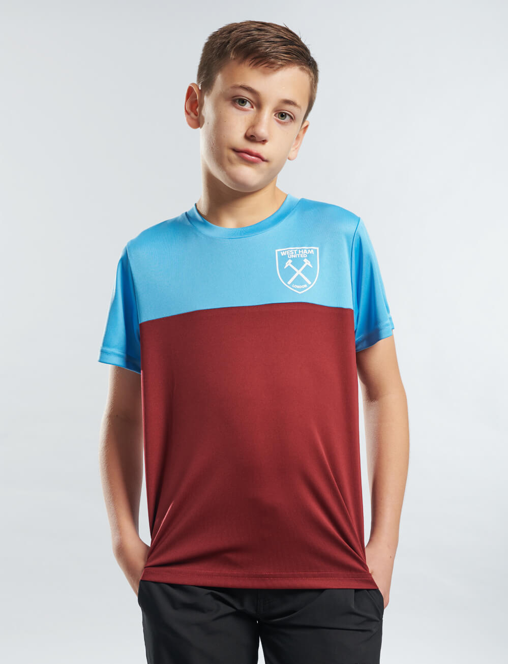 Official West Ham United Kids T-Shirt - Blue - The World Football Store