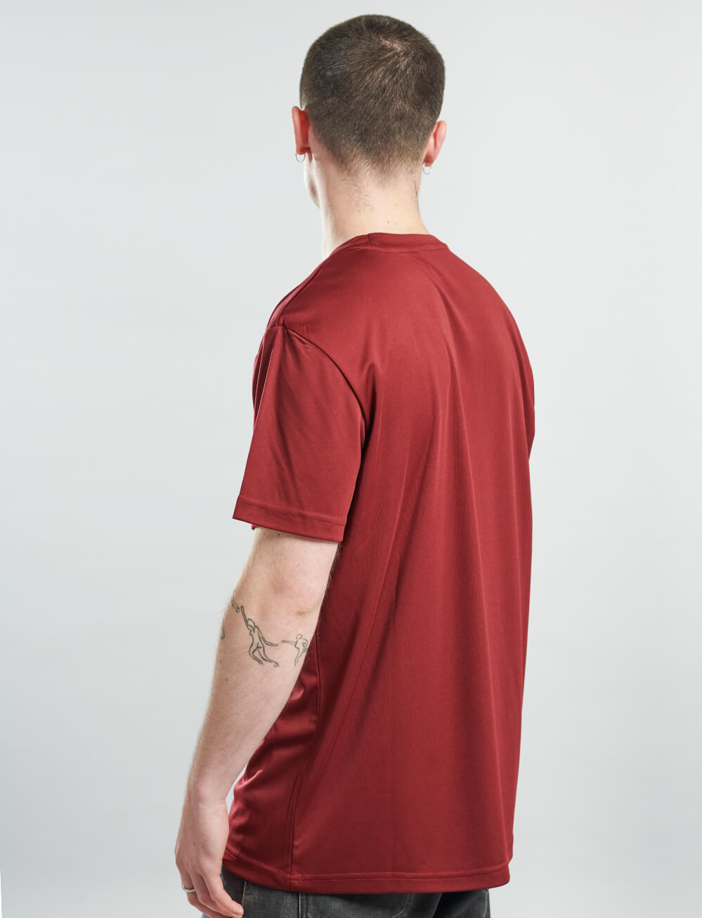 Official West Ham United Stripe T-Shirt - Claret - The World Football Store