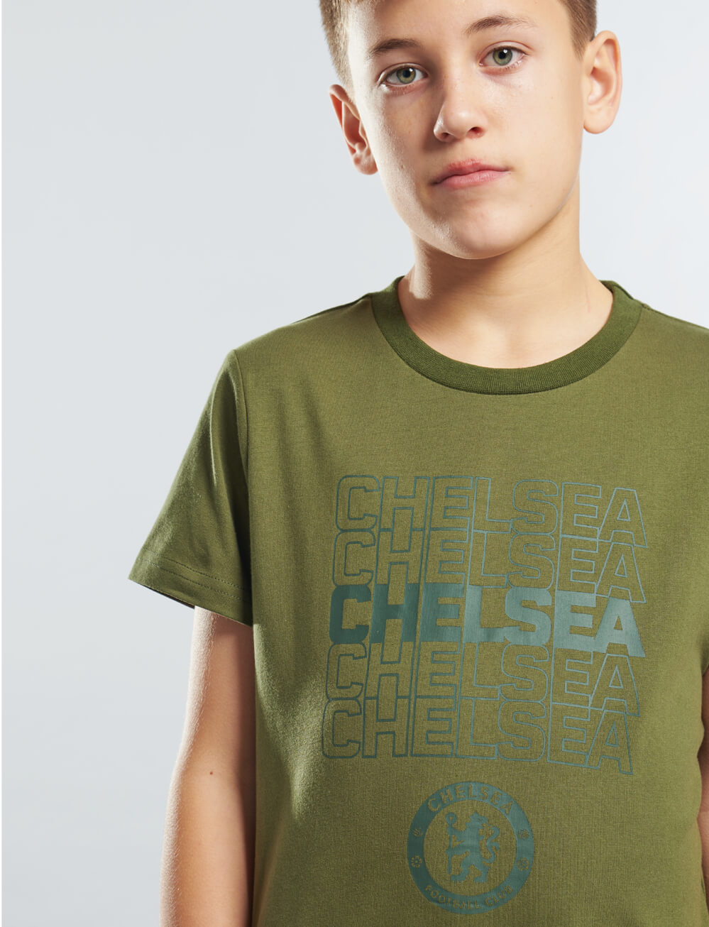 Official Chelsea Kids Graphic T-Shirt - Cypress - The World Football Store