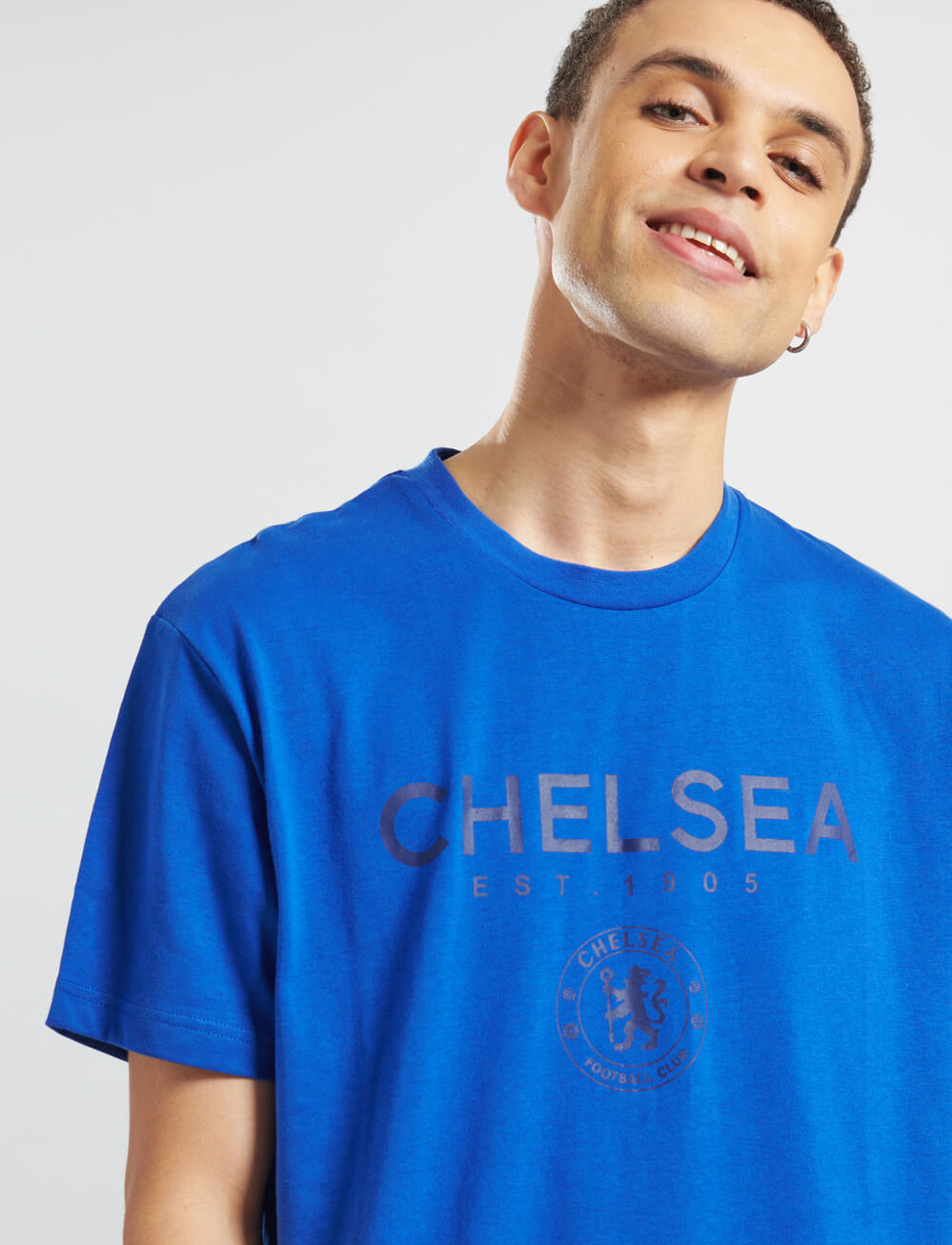 Official Chelsea Graphic T-Shirt - Royal Blue - The World Football Store