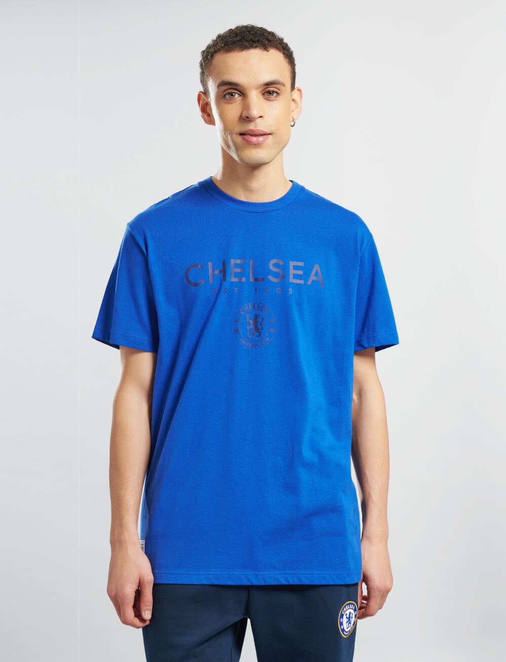 Official Chelsea Graphic T-Shirt - Royal Blue - The World Football Store