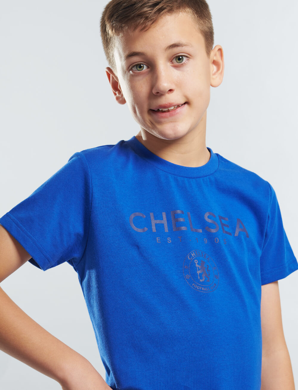 Official Chelsea Kids Graphic T-Shirt - Royal Blue - The World Football Store