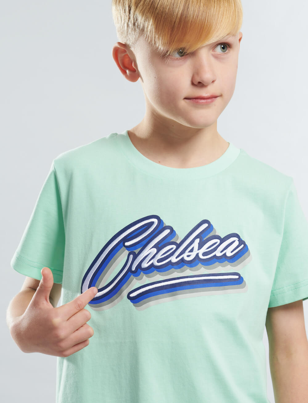 Official Chelsea Kids Graphic T-Shirt - Green - The World Football Store