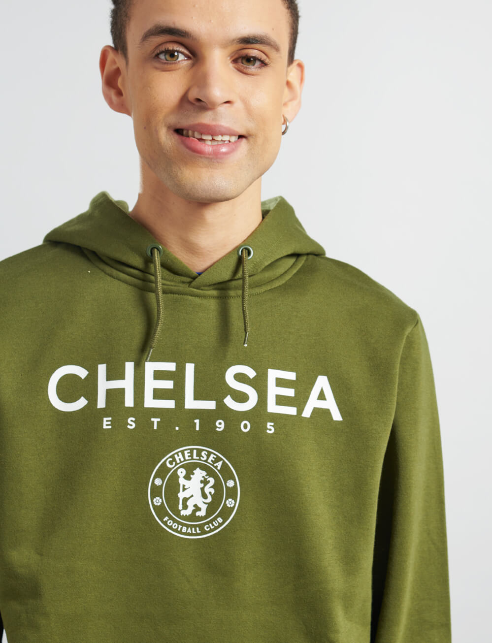 Official Chelsea Logo Hoodie - Cypress - The World Football Store