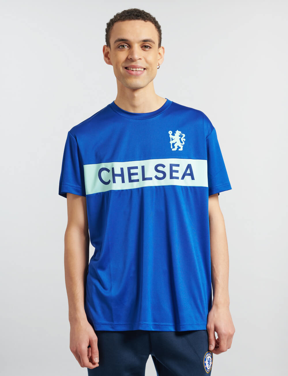 Official Chelsea Wordmark T-Shirt - Royal Blue - The World Football Store