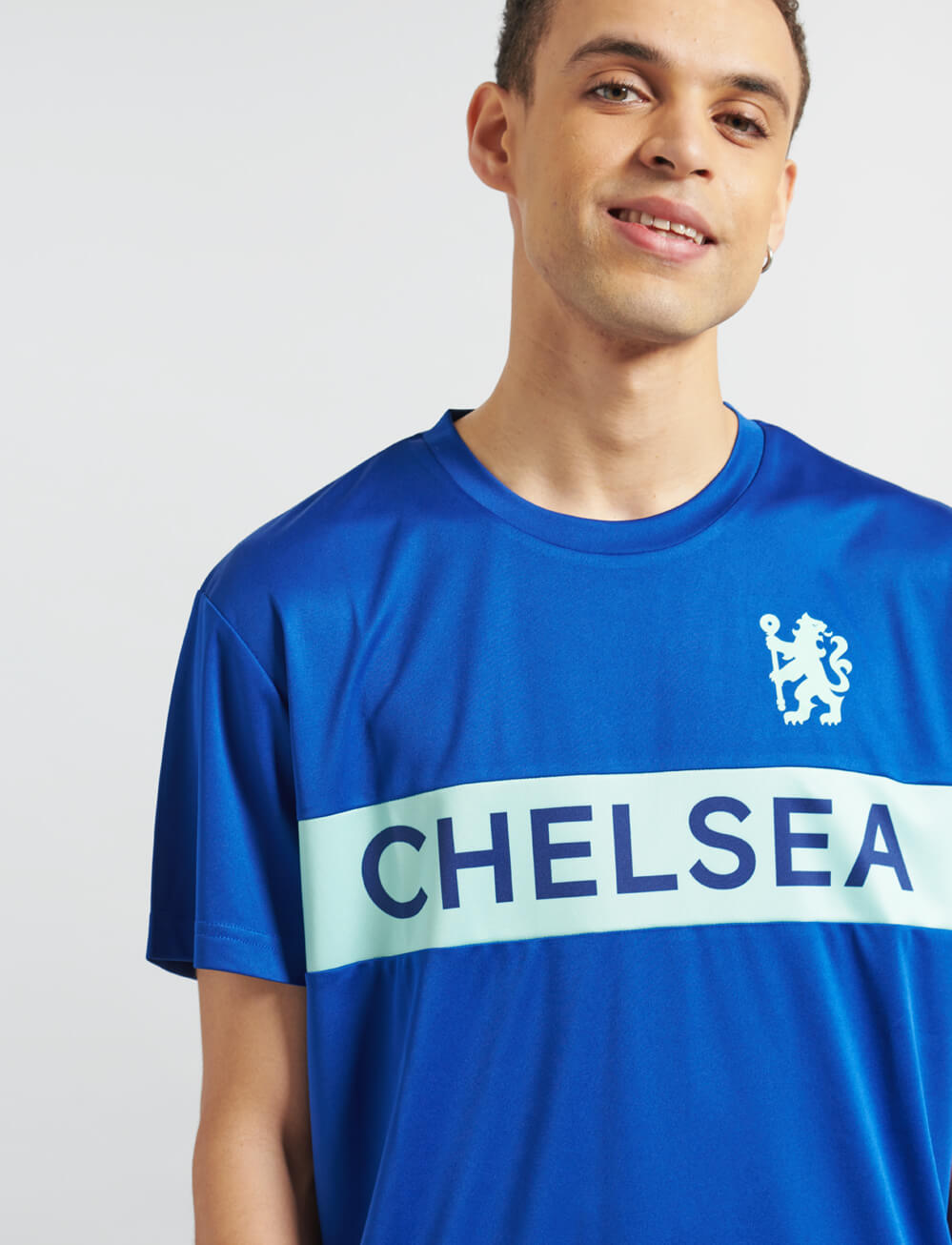 Official Chelsea Wordmark T-Shirt - Royal Blue - The World Football Store