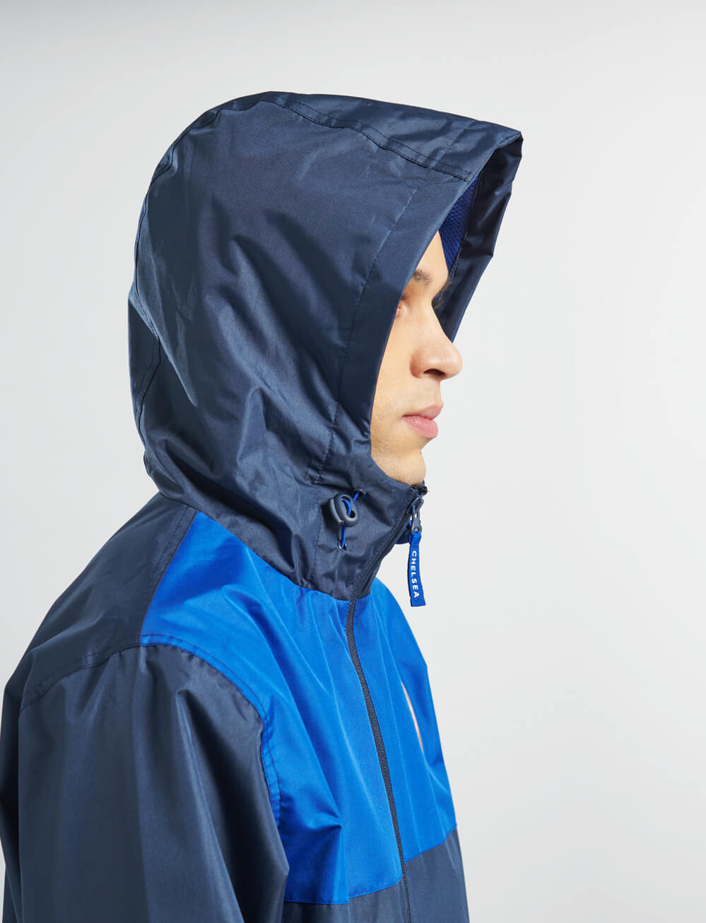 Official Chelsea Shower Jacket - Navy | The World Football Store