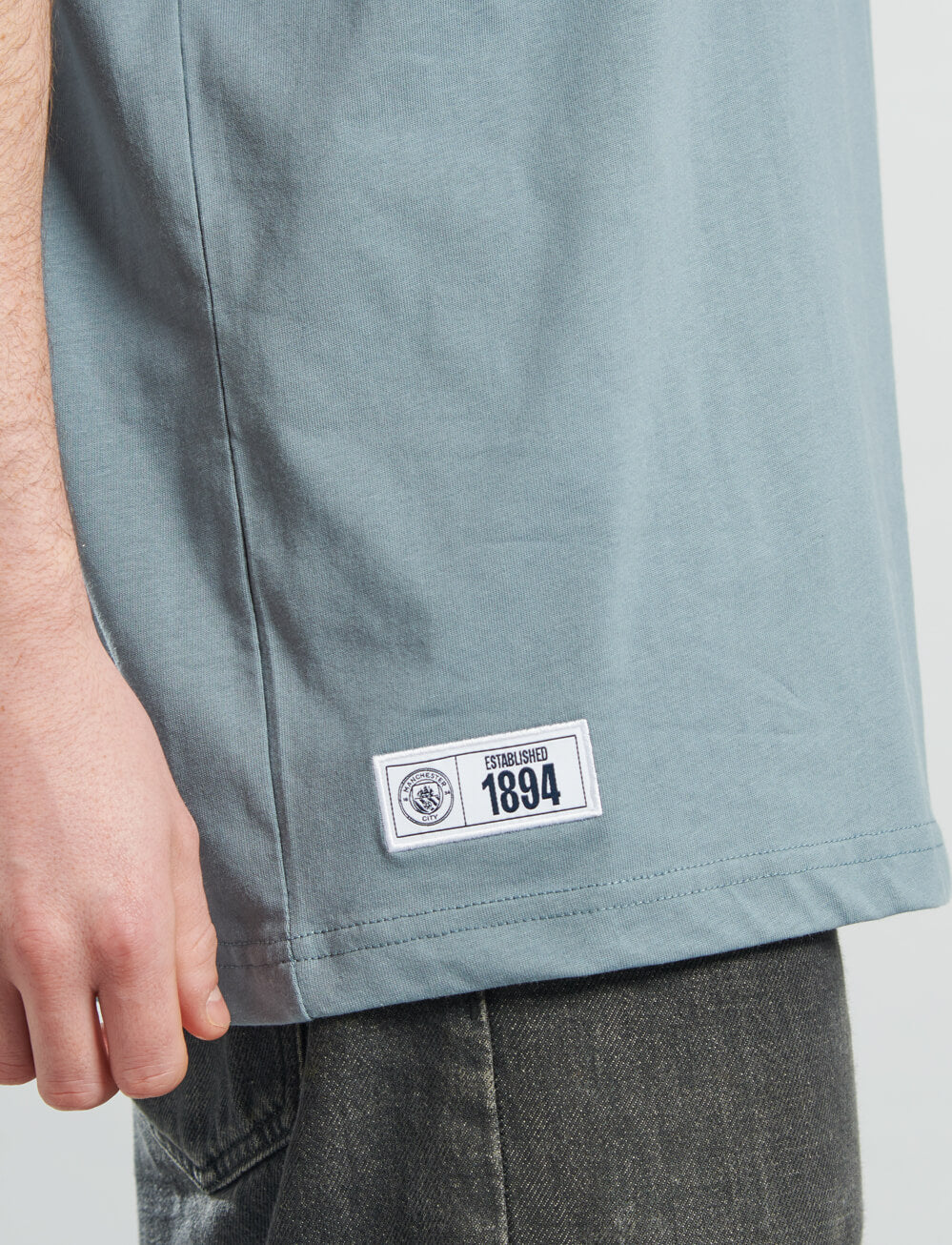 Official Manchester City Graphic T-Shirt - Grey - The World Football Store