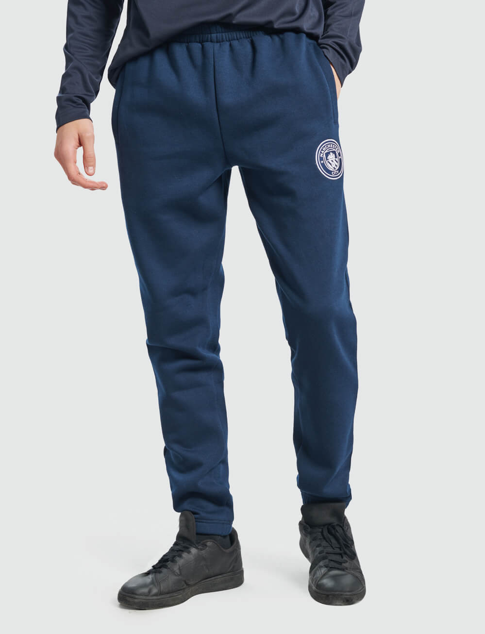 Official Manchester City Joggers - Navy - The World Football Store