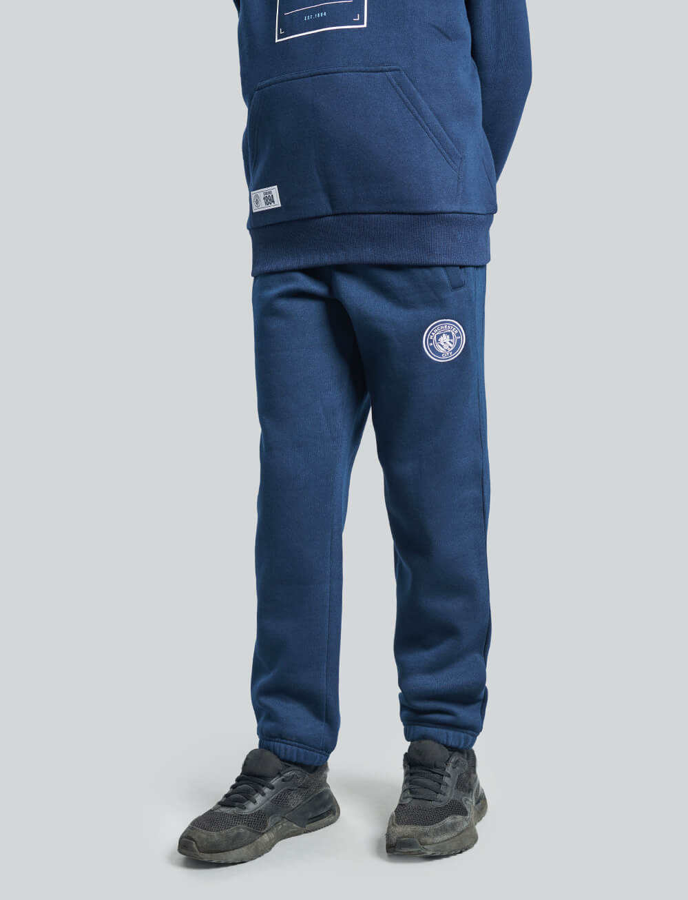 Official Manchester City Kids Joggers - Navy - The World Football Store