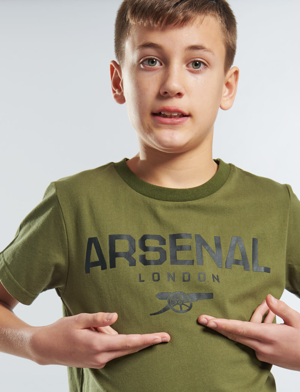 Official Arsenal Kids Graphic T-Shirt - Cypress - The World Football Store