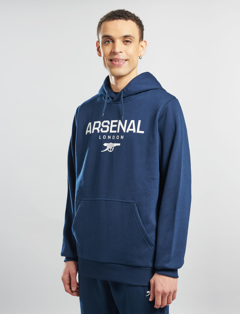 Official Arsenal Logo Hoodie - Navy - The World Football Store