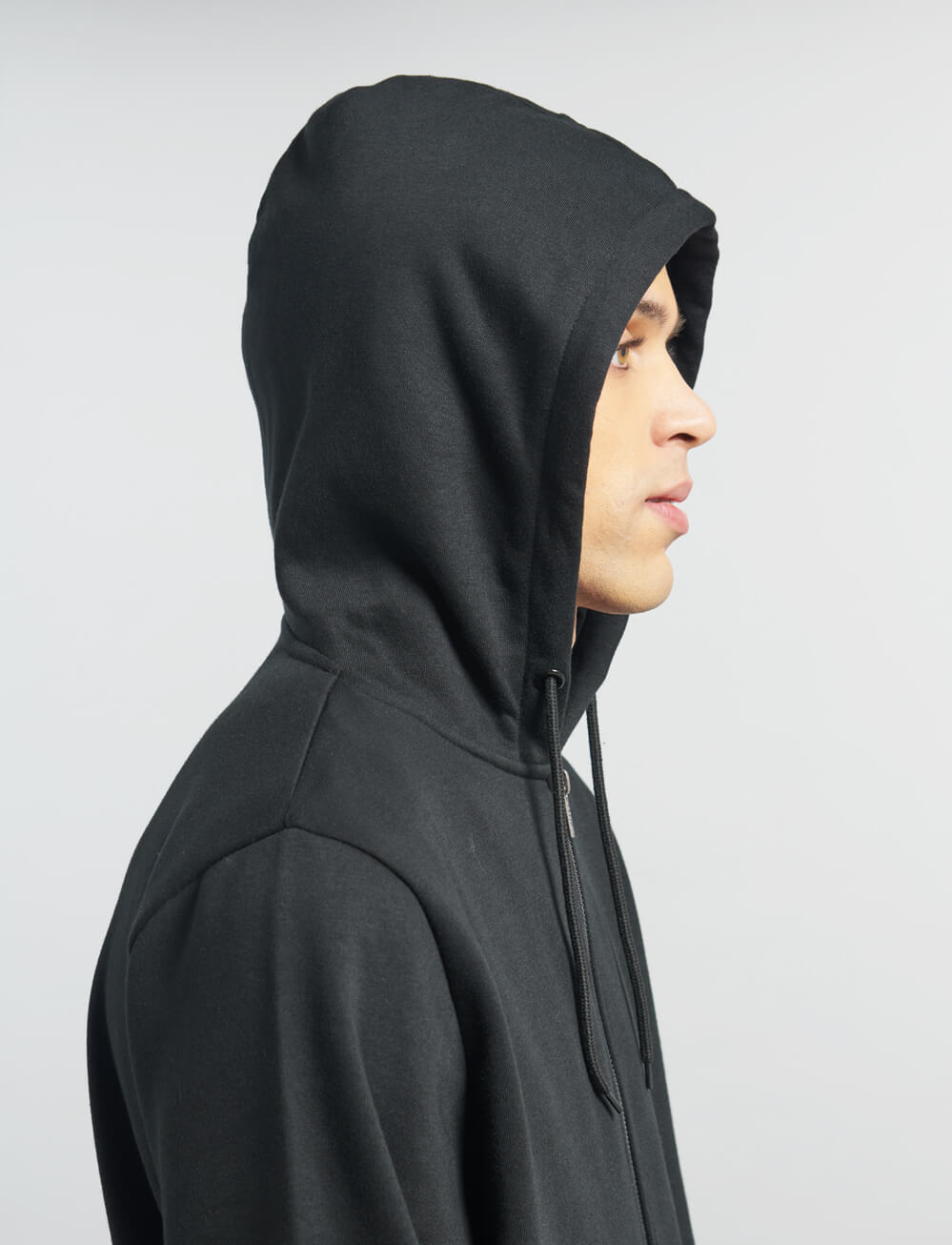 Official Arsenal Full Zip Hoodie - Black - The World Football Store