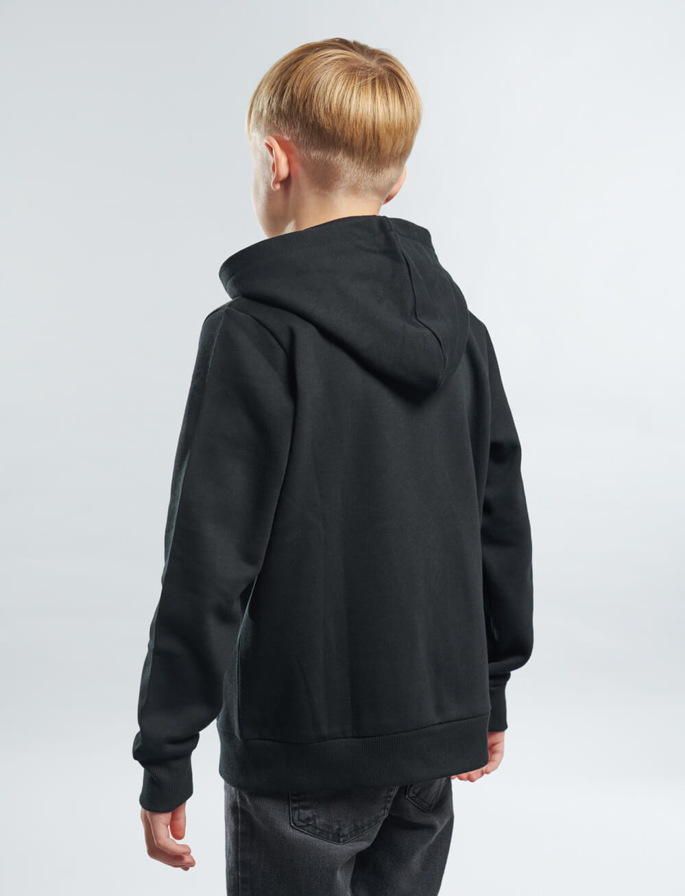 Official Arsenal Kids Full Zip Hoodie - Black - The World Football Store