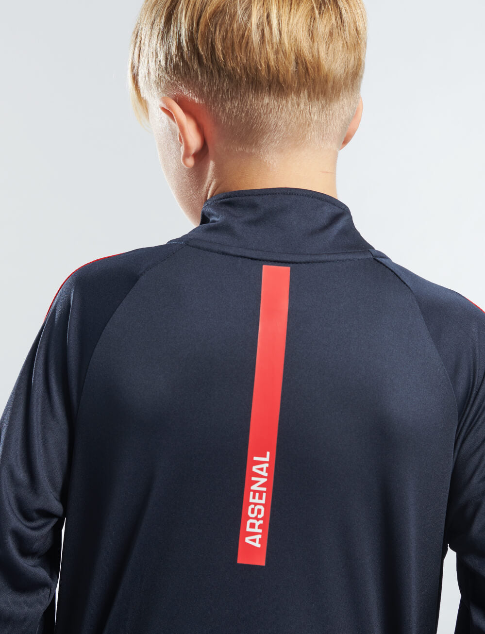 Official Arsenal Kids 1/4 Zip Track Top - Navy - The World Football Store