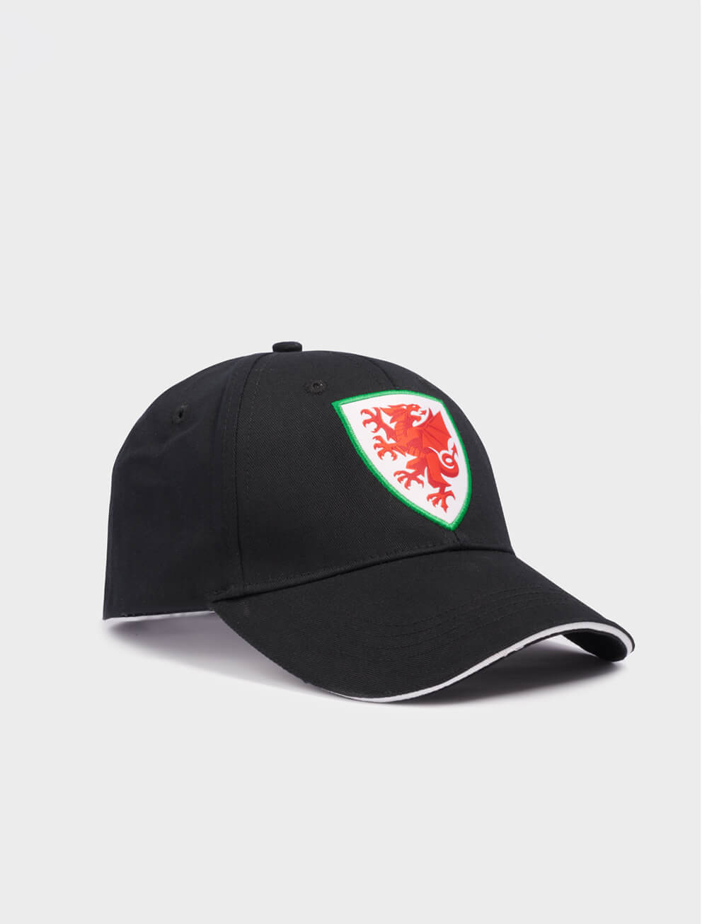 Official Team Wales Kids Cap - Black - The World Football Store