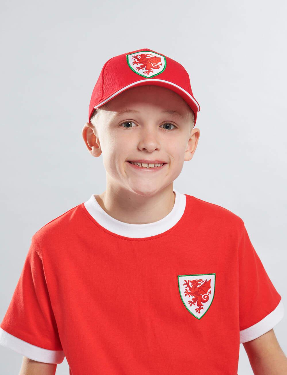 Official Team Wales Kids Cap - Red - The World Football Store