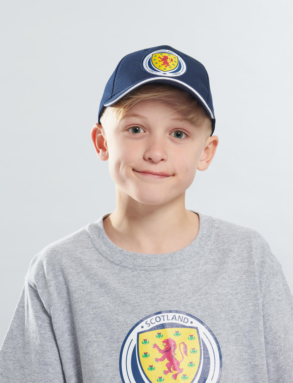 Official Team Scotland Kids Cap - Blue - The World Football Store