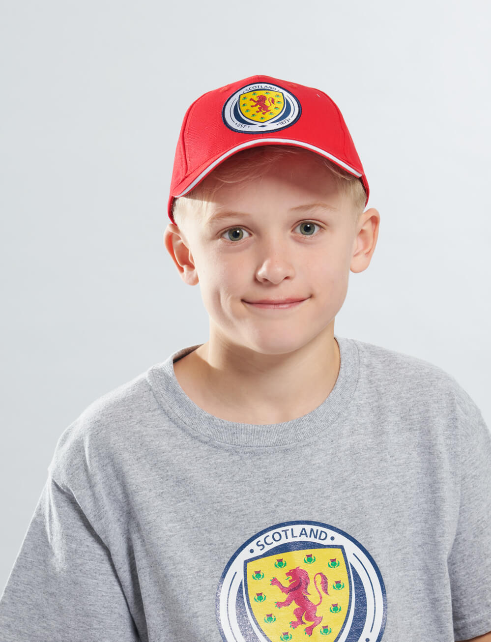 Official Team Scotland Kids Cap - Red - The World Football Store