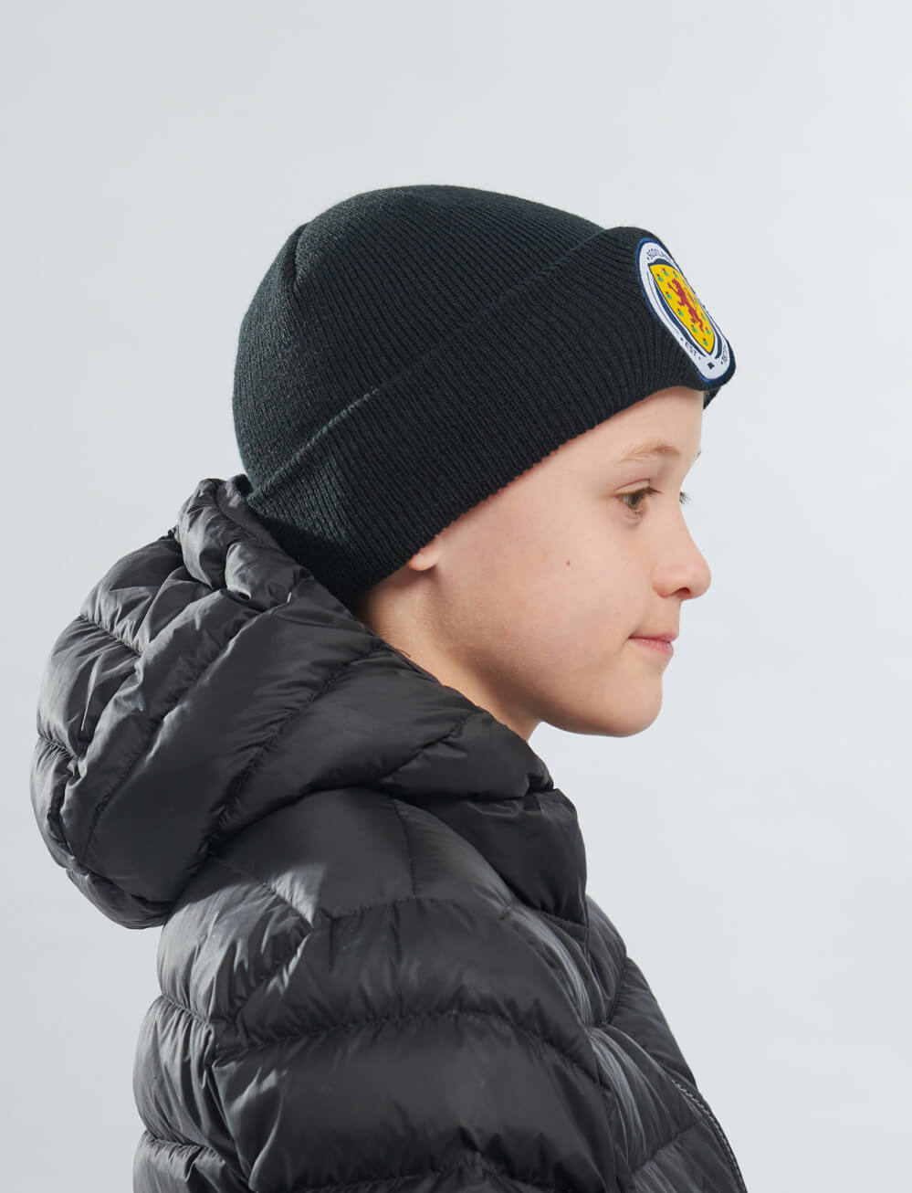 Official Team Scotland Kids Beanie - Black - The World Football Store