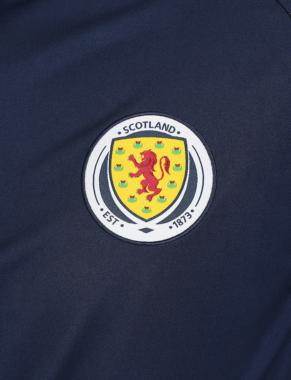 Official Scotland 1/4 Zip Track Top - Navy - The World Football Store