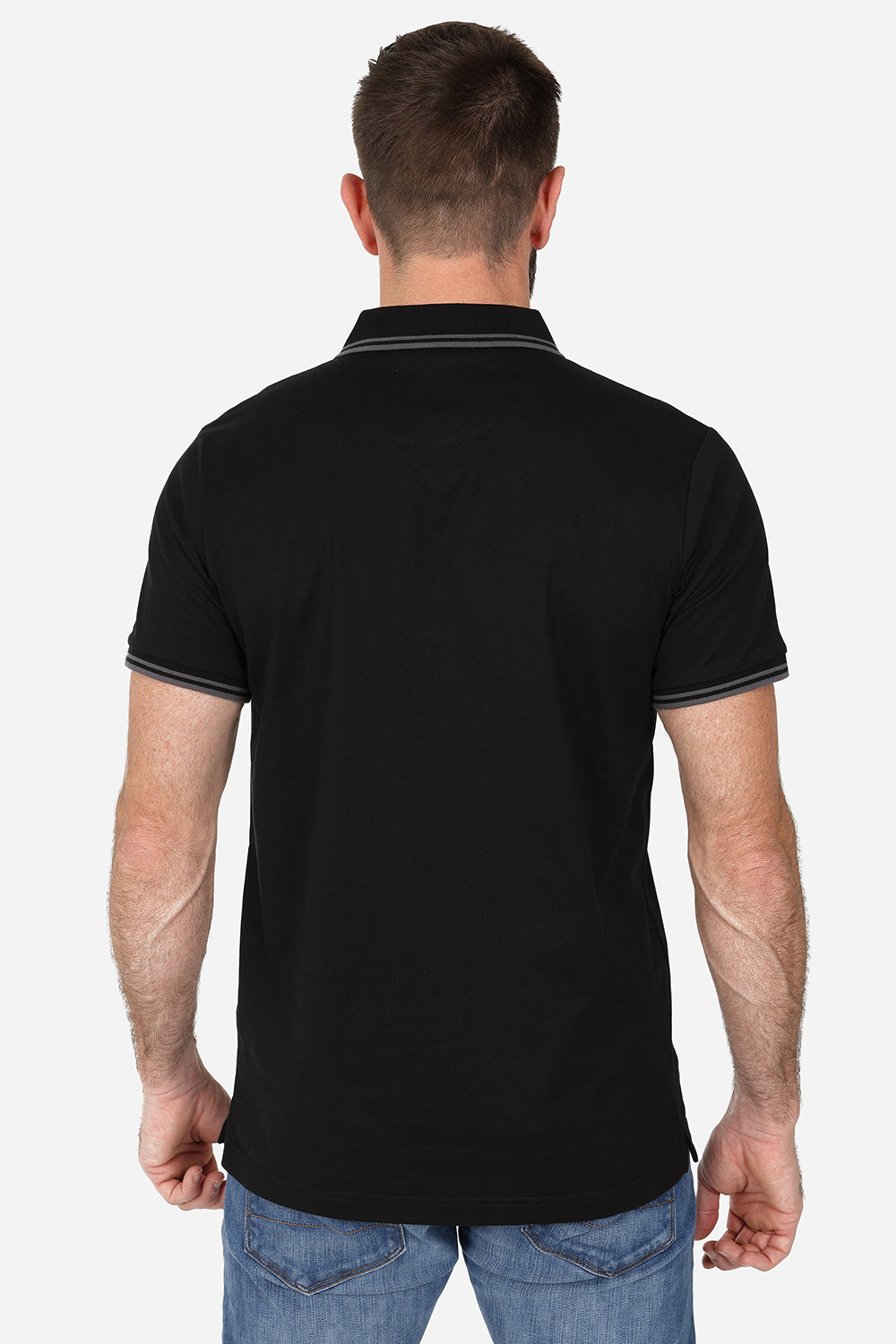 Official Limited Edition Scotland Polo Shirt - Black - The World Football Store