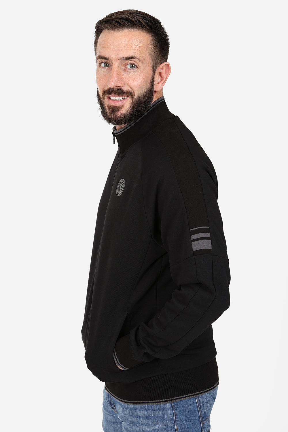 Official Limited Edition Scotland Track Jacket - Black - The World Football Store