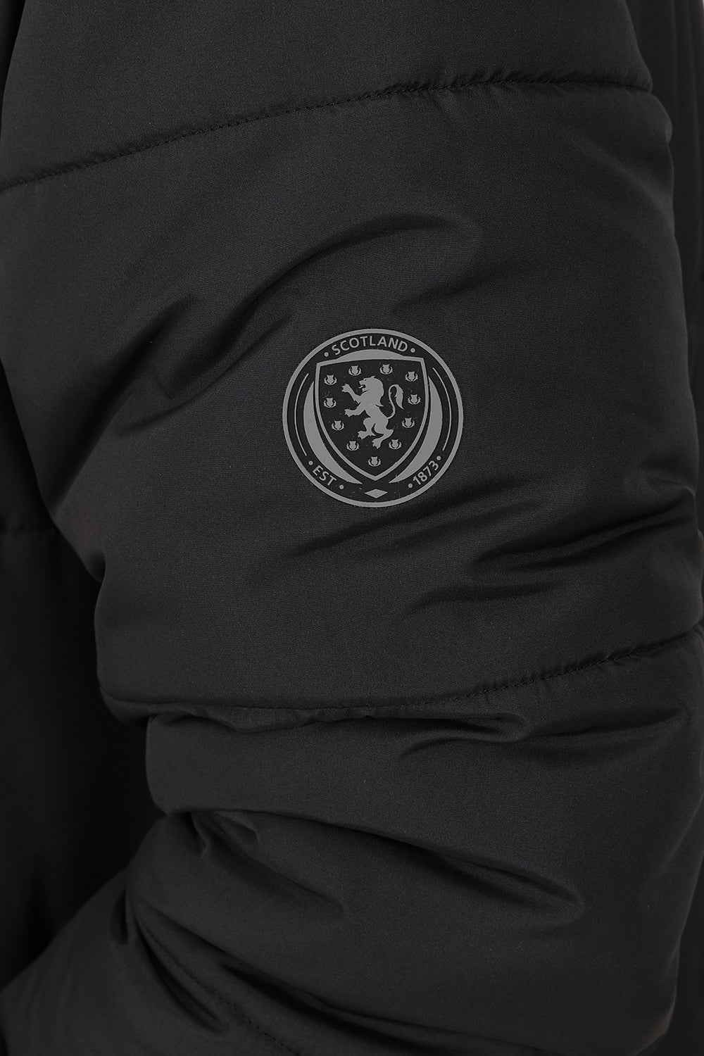 Official Limited Edition Scotland Longline Coat - Black - The World Football Store
