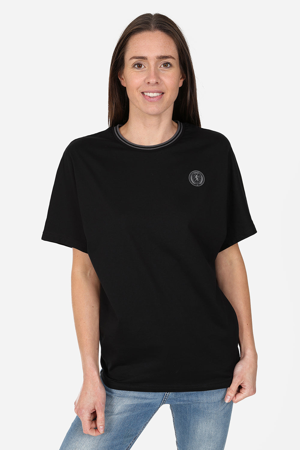 Official Limited Edition Scotland Women's T-Shirt - Black - The World Football Store