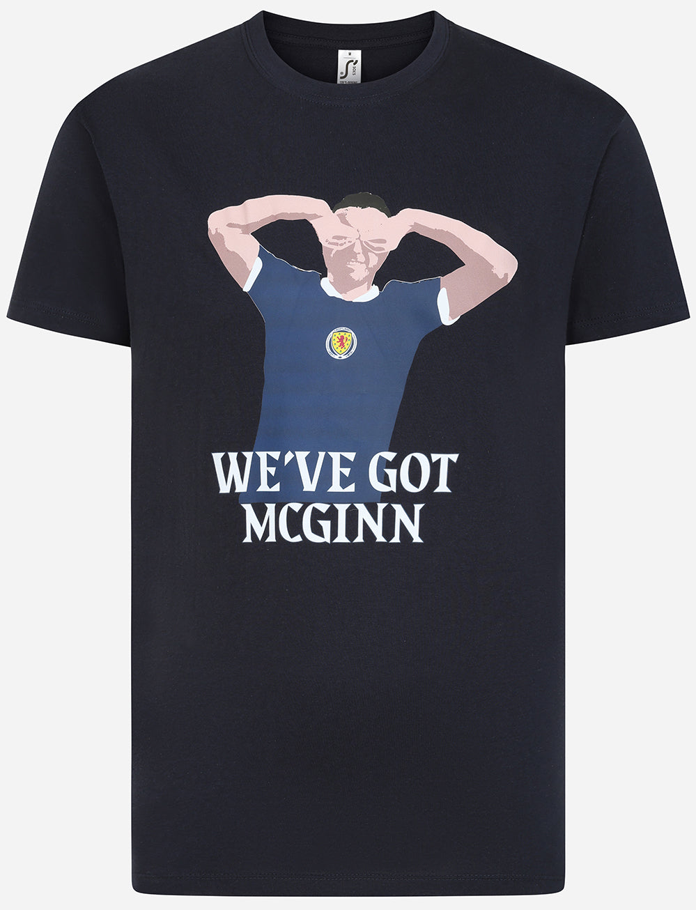 Official Team Scotland 1986 Retro Shirt - Navy