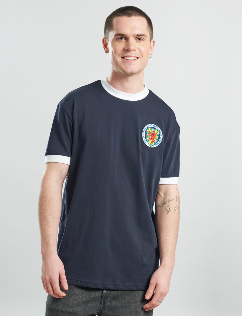Official Team Scotland 1967 Retro T-Shirt - Navy - The World Football Store