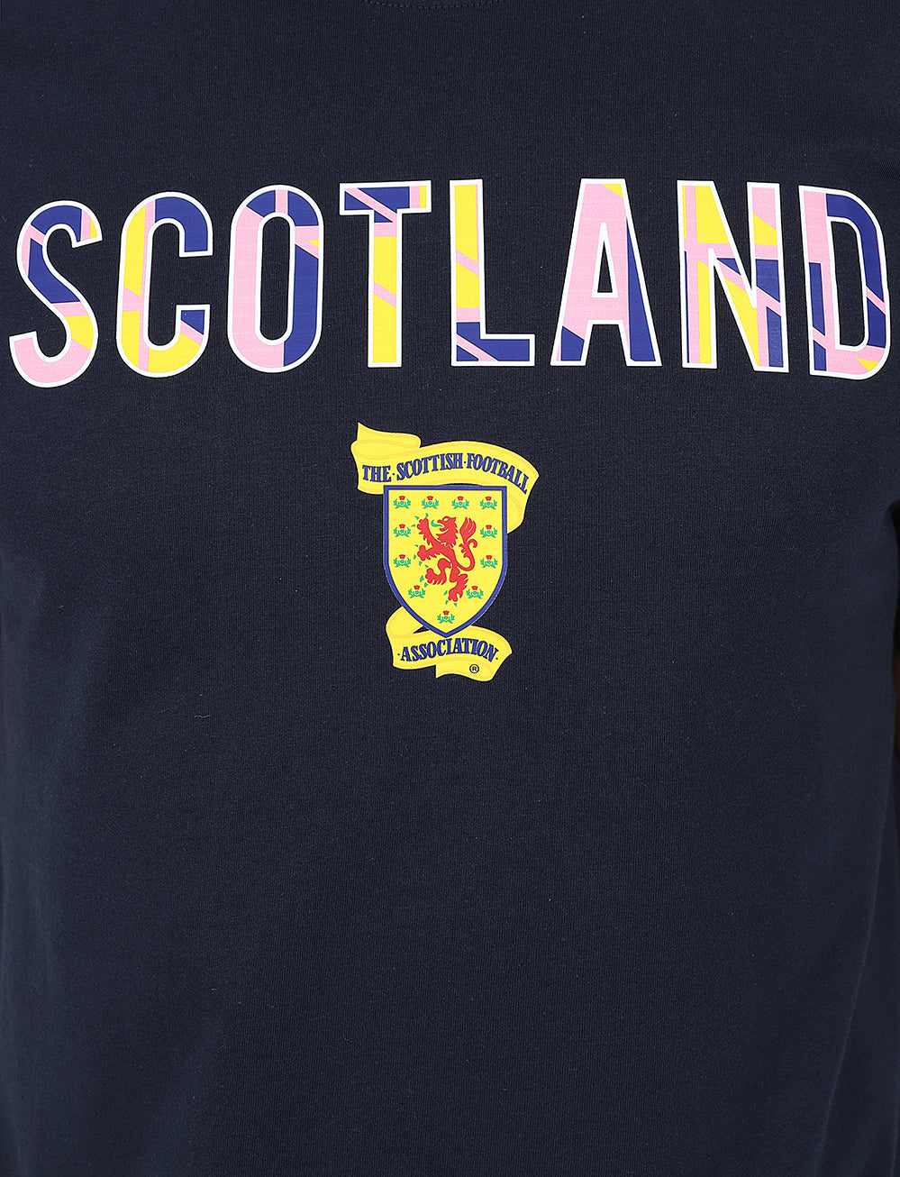 Official Team Scotland Retro Graphic T-Shirt - Navy - The World Football Store