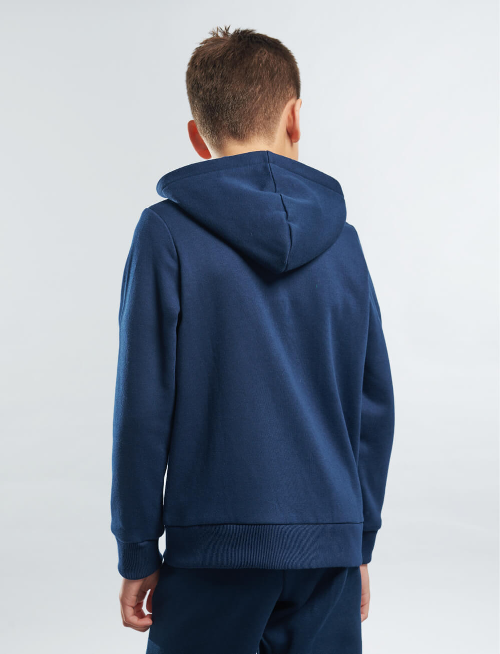 Official West Ham United Kids Zip Hoodie Navy The World