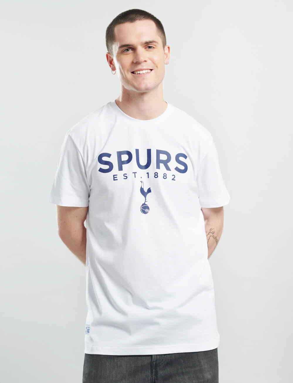 Official Tottenham Graphic T-Shirt - White - The World Football Store