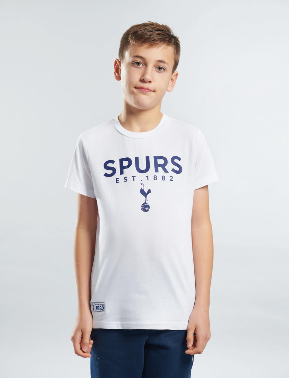 Official Tottenham Kids Graphic T-Shirt - White - The World Football Store