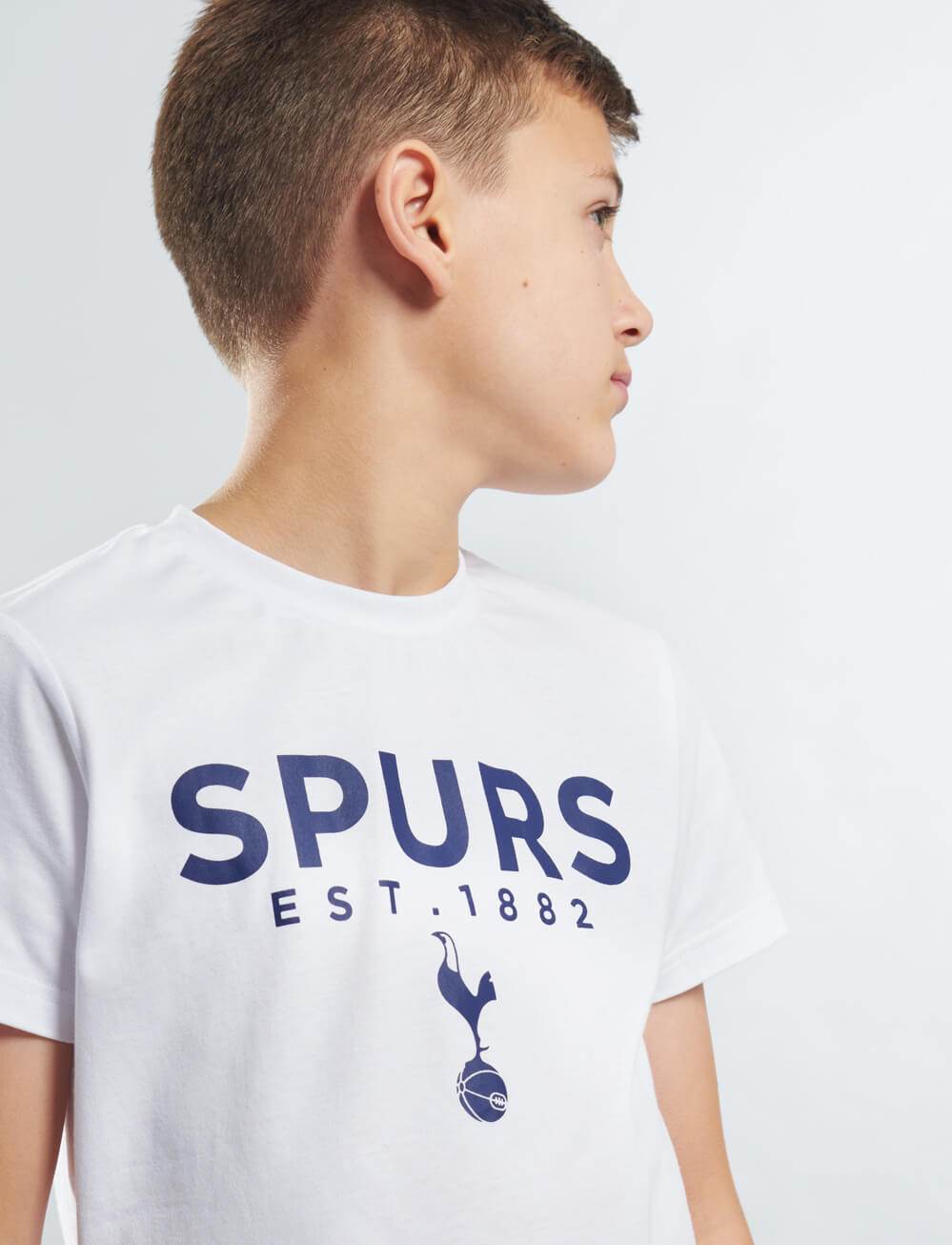 Official Tottenham Kids Graphic T-Shirt - White - The World Football Store