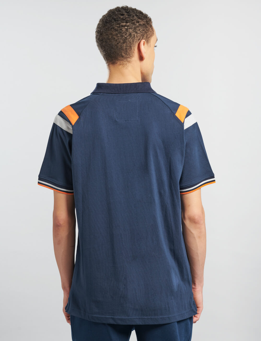 Official Chelsea Zip Neck Polo - Navy - The World Football Store