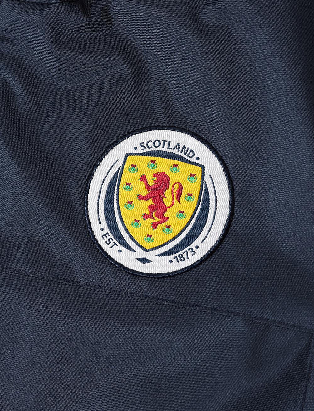 Official Team Scotland Kids Shower Jacket - Navy - The World Football Store