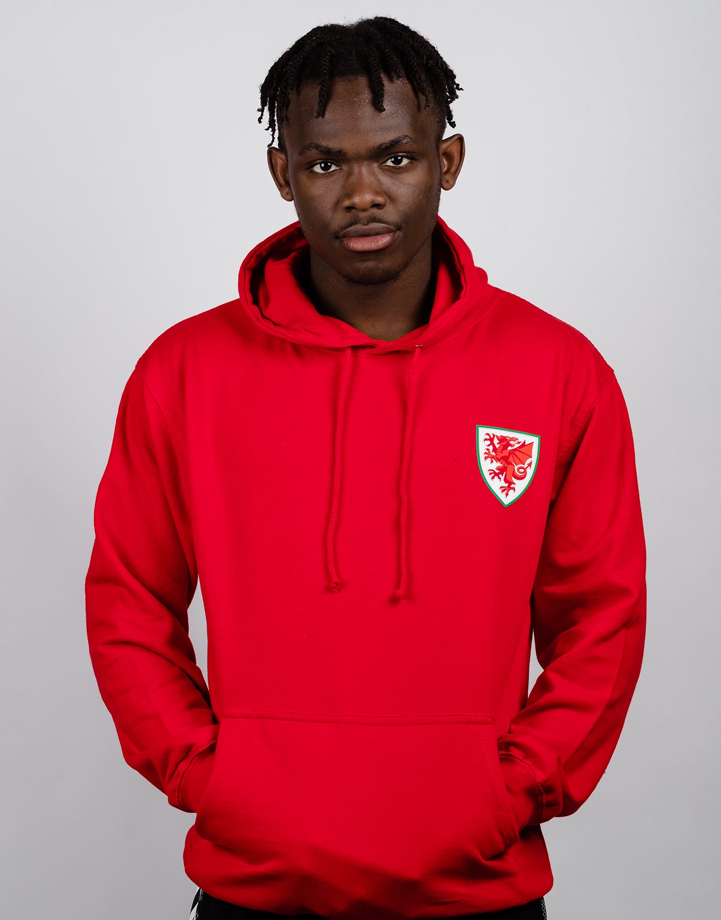 Official Team Wales Hoodie - Red - The World Football Store