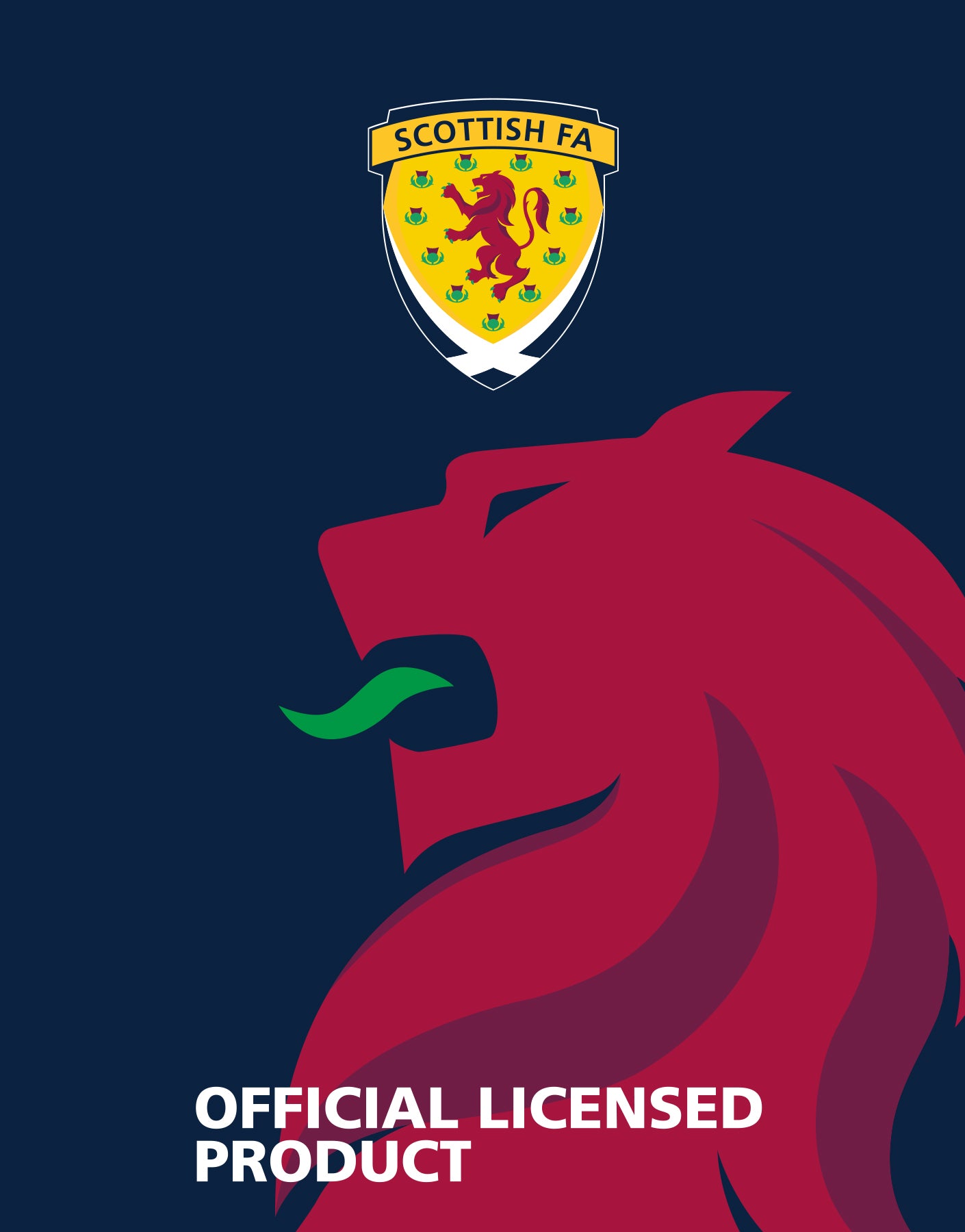 Official Team Scotland FA logo T-Shirt - Navy