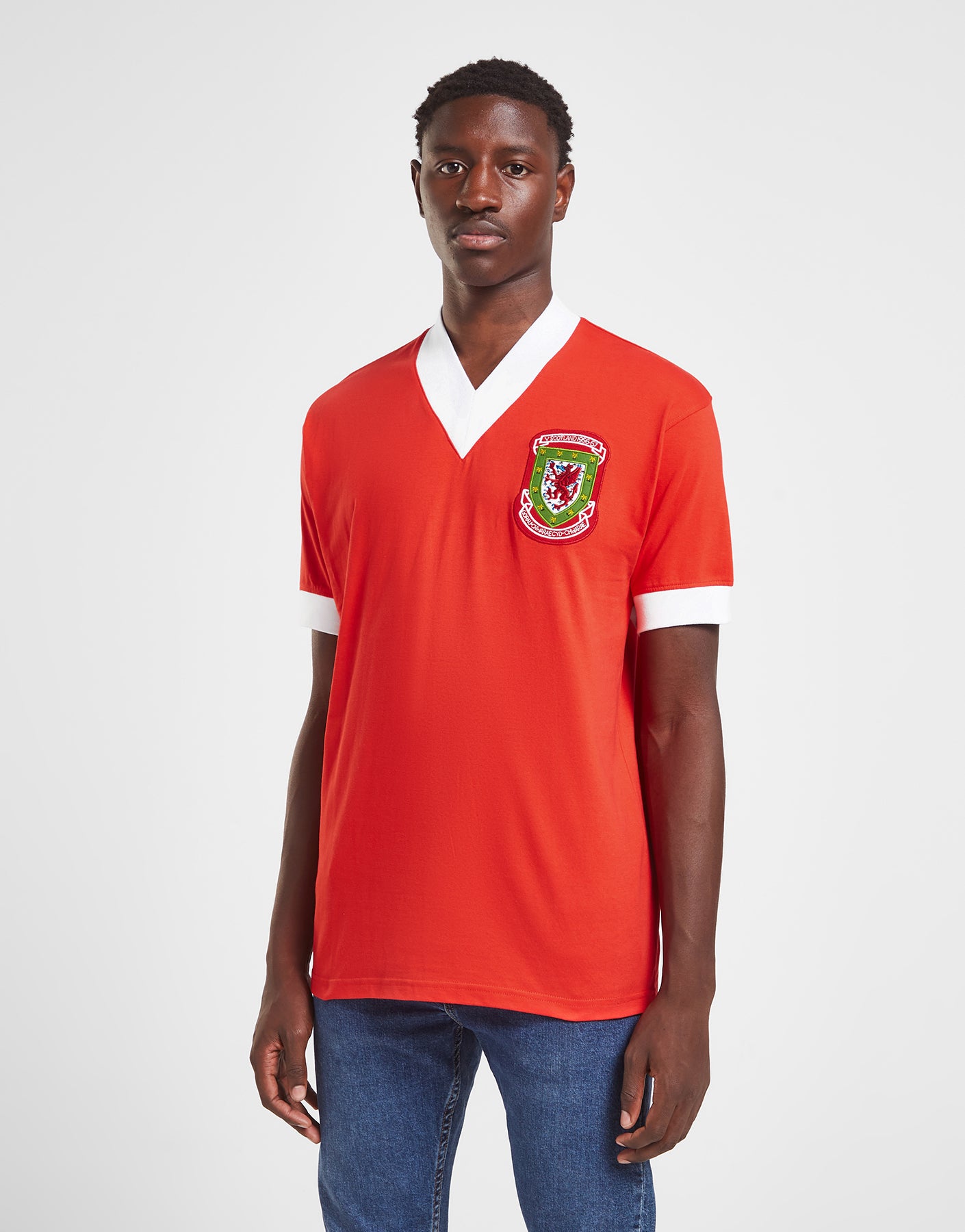 Official Team Wales 1958 Retro Jersey - Red