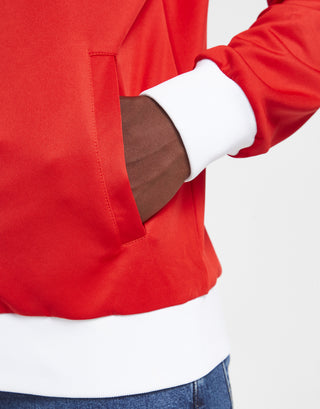 Official Team Wales Retro Track Top Red