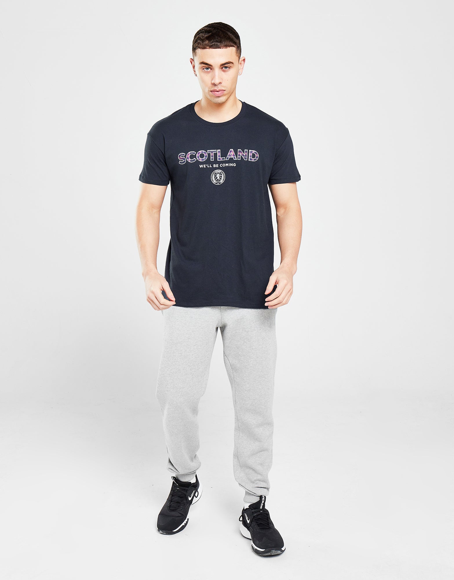 Official Team Scotland T-Shirt - Navy - The World Football Store